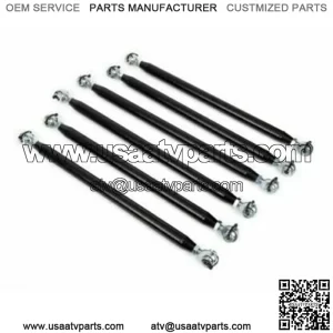 4130 Chromoly Can Am X3 Radius Rods (72") BLACK