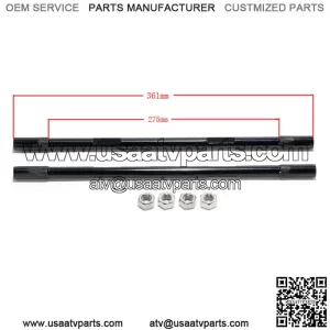 ATV 4130 Chrome Tie Rod +2" for all Yamaha Raptor 700, 700R & 700 SE