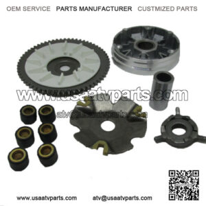 50cc variator gy6 scooter atv qmb139 qma139 roller clutch