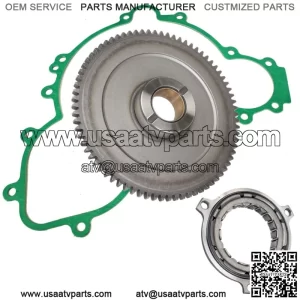 Starter Clutch And Driven Gear W/Gasket for Polaris RZR XP 1000 / XP 4 1000 2014 (For: Polaris RZR XP 1000)