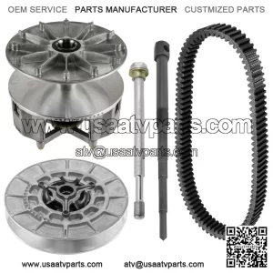 Primary & Secondary Clutch w/ Belt For Polaris RZR Turbo 4 2019 / RS1 2018-2022