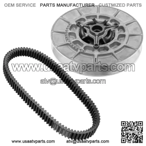 Secondary Clutch & Belt For Polaris RZR TURBO 4 19 TURBO S 20 1323394 3211202