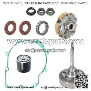 HiSUN UTV 500 700 MSU Bennche MASSIMO Wet Clutch Shoe Kit One Way Filter