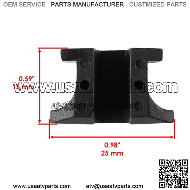 Plate w/Damper Roller Spacer for Arctic Cat Alterra 570 2020-2021 - Image 3