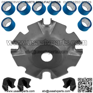 Face Drive Moveable Plate Damper & Roller for Arctic Cat XR 550 4x4 2015