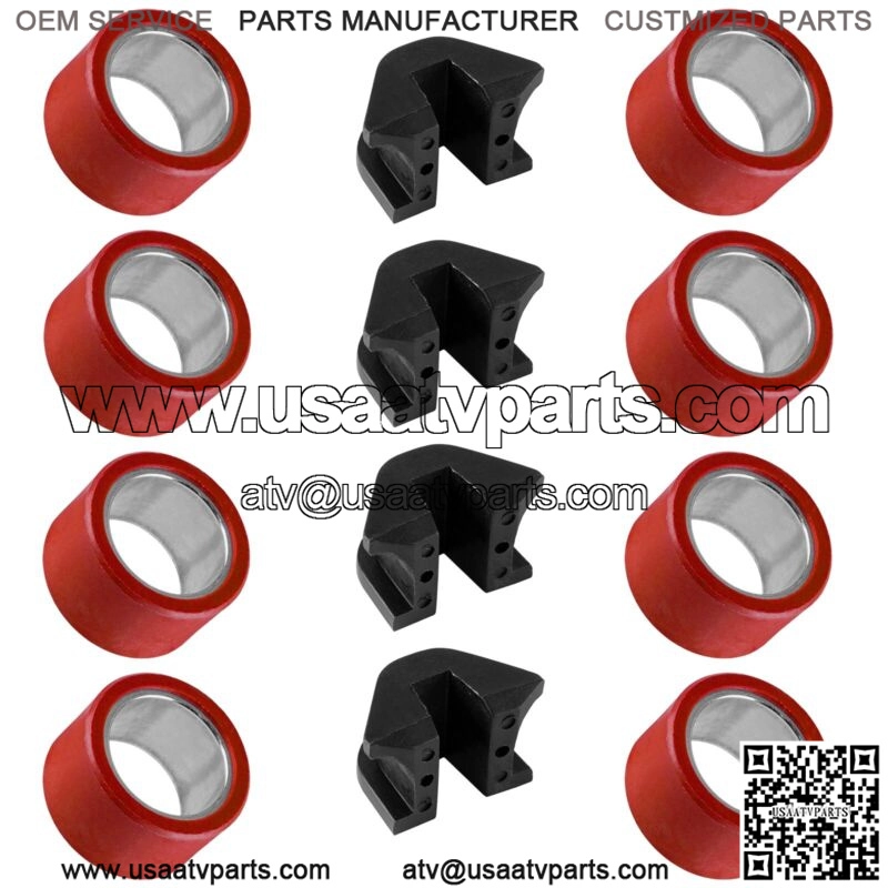 Movable Drive Rollers w/ Slider Damper for Arctic Cat 550 2010-2011 2012-2014