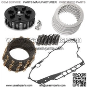For Honda TRX450R 2004-2005 Clutch Basket Plates Kit & Gasket CNC Billet