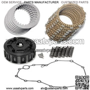 Clutch Basket Plates Springs Clutch Cover Gasket For Yamaha YFZ450X 2011