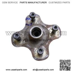 YAMAHA KODIAK 400 YFM 400 04 2004 left rear hub wheel lug nuts back axle