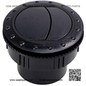 Air Conditioning Deflector Outlet Side Roof Round Air Vent Ventilation Outlet for Car RV ATV A/C 60mm/2.3inch