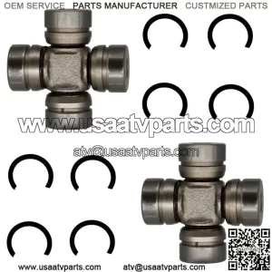 Kawasaki Mule 2510 3010 4010 front or rear driveshaft u-joint set 49050-1002
