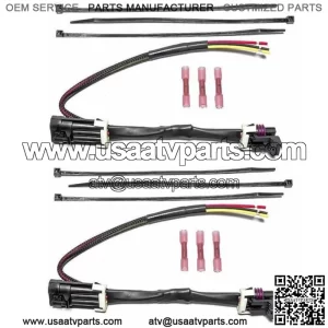 TWO-Tail Light Whip Power Harness Adapter: 2012-UP CAN AM MAVERICK X3 MAX X-DS