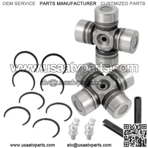 2x Front Rear driveshaft u-joint For Polaris RANGER 400 500 570 CREW EPS 4X4 6X6