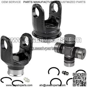 Rear Drive Shaft Pairing Yokes Compatible with Suzuki Lt-F400F Eiger 400 4X4 Man 2002-2007