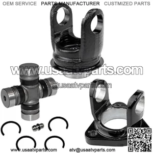 Rear Drive Shaft Pairing Yokes Compatible with Suzuki Lt-F400 Eiger 400 2X4 Man 2002-2007