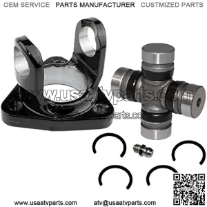 Propshaft Yoke with U-Joint Compatible with Suzuki Lt-F400 Ltf400 Eiger 400 2X4 Man 2002-2007