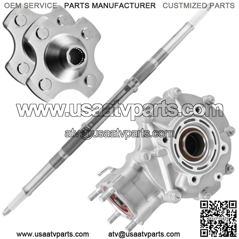 Honda Rear Differential, Axle & Wheel Hubs Kit TRX300FW Fourtrax 300 1988-1995 (For: Honda) - Image 2