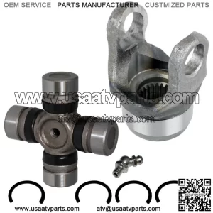 Front Drive Shaft Yoke W/U-Joint for Yamaha Rhino 660 YXR660 4X4 2004-2007 (For: 2006 Yamaha Rhino 660)