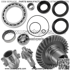 Complete Rear Differential Kit For Yamaha Rhino 660 YXR660F 4X4 2004-2007 (For: 2006 Yamaha Rhino 660)