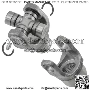 2x Front Drive Shaft Yoke with U-Joint for Yamaha Grizzly 450 YFM450 YFM45F 2007 (For: 2006 Yamaha Rhino 660)