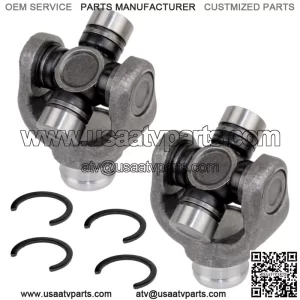 Front Drive Shaft Yokes W/U-Joints for Yamaha Rhino 660 YXR660 4X4 2004-2007 (Fits: Yamaha Rhino 660)