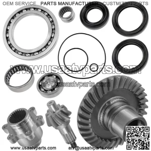 Complete Rear Differential Kit For Yamaha Rhino 660 YXR660F 4X4 2004-2007 (Fits: Yamaha Rhino 660)