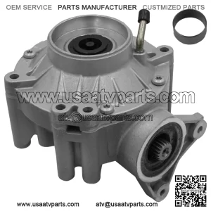 Complete Rear Differential Gear Case For Can-Am Outlander 800 800R 2006-2011 Natural color of aluminum alloy