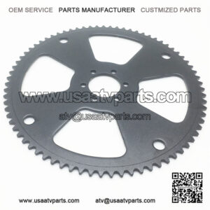 75 Tooth #35 Chain Rear Wheel Sprocket for Coleman, Monster Moto, & Motovox Mini Bikes