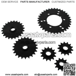1994 Polaris 400 400L 4x4  Sprocket Kit 6 Sprockets for ATV 4 Wheeler
