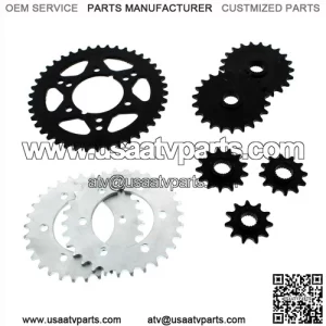 1993 Polaris Big Boss 350L 6X6 Steel Sprocket Complete Set