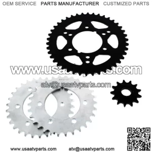 1989 Polaris Big Boss 250 4X6 Steel Sprocket Complete Set