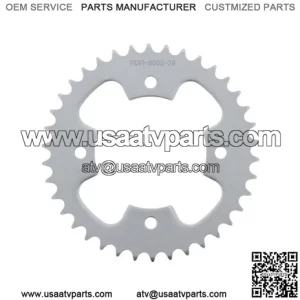 2005 2006 2007 Polaris 500 Predator 38 Tooth Rear Silver Sprocket