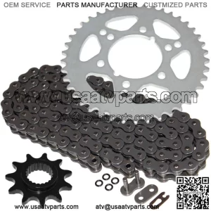 O-Ring Drive Chain & Sprockets Kit for Polaris Trail Boss 325 2000 (For: Polaris)