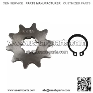 420Chain 17mm 10-18T Front Sprocket For 50 70 90 110 125 140cc ATV Pit Dirt Bike