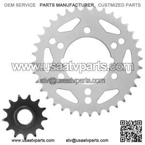 Polaris Scrambler 500 4X4 2000-2011 Front/Rear Sprockets Kit