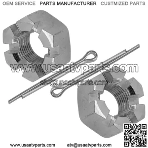 Rear Wheel Castle Nuts For Suzuki QuadRacer 250 LT250R 1985-1990