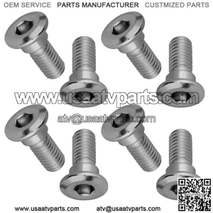 8 Front or Rear Wheel Disc Stud Screw Bolt For Yamaha Rhino 700 YXR700 F 2008-13