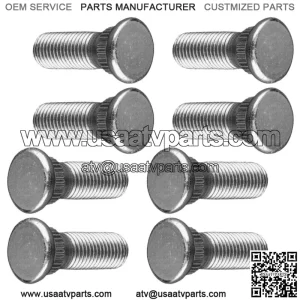 8 Front or Rear Wheel Hub Stud Bolt For Yamaha Kodiak 400 YFM400 1998-2002