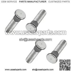 Front Wheel Hub Stud Bolt For Honda 90103-HN8-300 90103HN8300 ( QTY 4 )