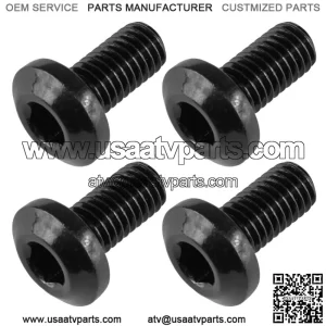 4x Brake Disc Hex Socket Button Bolts for Yamaha 90109-08789-00 90109-081F0-00