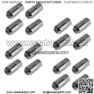 16X Wheel Lug Nut 3/8 for Polaris Sportsman 800 EFi 2005 2006 2007 (For: Polaris Sportsman 800)