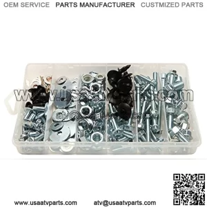 150pc Bolt Kit: Suzuki - King Quad Eiger Quadrunner Ozark Twin Peaks Quad Master LT-F500 FX FW Utility ATV Series
