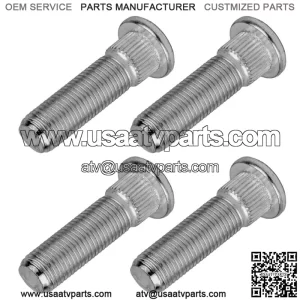 4 Front Rear Wheel Hub Stud Bolt For Polaris Sportsman 500 570 2006-2019 7518378 (For: Polaris Sportsman 570)