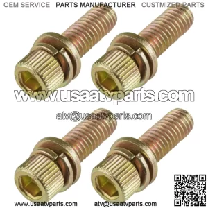 4 Exhaust Manifold Bolts Studs Screw for Polaris Sportsman 570 EFI EPS 2014-2016 (For: Polaris Sportsman 570)