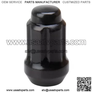 Tusk Tapered Spline Drive Lug Nut 12mm x 1.25mm Thread Pitch Black UTV ATV (For: More than one vehicle)