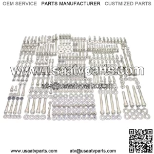 HONDA 400 EX TRX400EX FOURTRAX POLISHED STAINLESS STEEL ATV BOLT SCREW KIT SET
