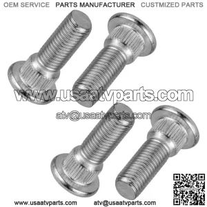 4 Front Wheel Hub Stud Bolt Fits Yamaha Rhino 660 YXR660F 4x4 2005 2006-2007 (For: 2006 Yamaha Rhino 660)