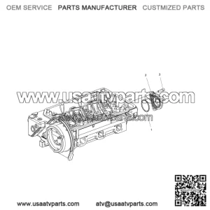 Polaris SCR Soc Head M6x20 W/dryloc 3040225 OEM