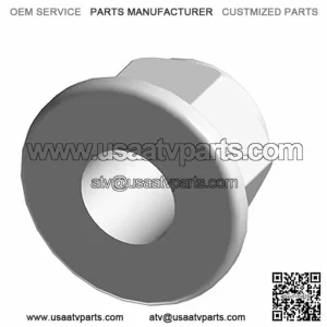 Polaris Ranger Nylock Nut, Genuine OEM Part 7547475, Qty 1