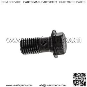 Polaris Ranger Banjo Bolt, 10 mm x 1.25-6G, Genuine OEM Part 1910958, Qty 1